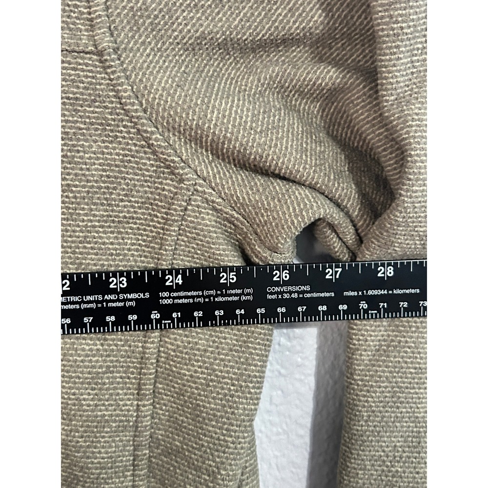 AFTCO Mens XXL Khaki Tan Textured Quarter Zip Fleece Pullover Fishing Sweater - Picture 7 of 7